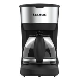Taurus Cafetera de goteo Verona Inox 6 tazas 600W, jarra de cristal, filtro reutilizable, placa calefactora Precio: 30.50000052. SKU: B1JDPP4HSQ