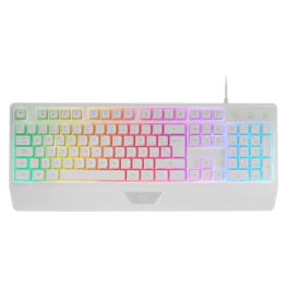Mars Gaming Teclado Gaming Semi Mecánico MK124 Blanco H-MECH FRGB Rainbow Precio: 17.78999959. SKU: B1F547R73P