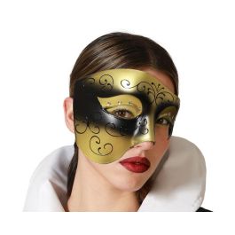 Antifaz Venecia Dorado Negro Mujer Adulto Carnaval Fiesta Temática Precio: 2.6899994. SKU: B16M6JWJFG