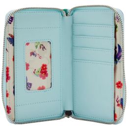 Loungefly Cartera Bichos Billetera Piel Vegana con Cremallera 15x9cm Ranuras Tarjetas, ID Troquelado, Apliques y Bordados