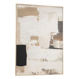 DKD Home Decor Cuadro Urban Abstracto de Lienzo y Pino Blanco Beige 180x130 cm DKD Home Decor Cuadro Urban Abstracto de Lienzo y Pino Blanco Beige 180x130 cm