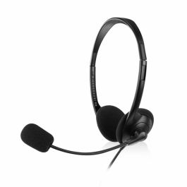 Ewent EW3567 Auriculares Alámbricos Diadema Supraaural con Conector 3.5mm, Micrófono Boom, para Llamadas y Música, Negro Precio: 7.88999981. SKU: B16RQ3WQZH