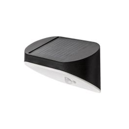RABALUX RAB-77006 Aplique Exterior Solar Brezno LED 3.2W 145Lm 4000K Luz Blanca Natural Sensor Movimiento IP44 Negro Moderno RABALUX RAB-77006 Aplique Exterior Solar Brezno LED 3.2W 145Lm 4000K Luz Blanca Natural Sensor Movimiento IP44 Negro Moderno