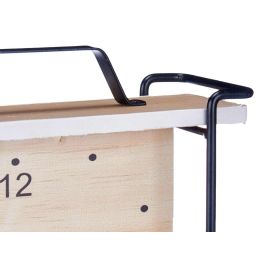 Reloj Sobremesa Cuadrado Asa Giftdecor 23x21x7 cm, Metal y Madera MDF, Negro (6 Unidades) Reloj Sobremesa Cuadrado Asa Giftdecor 23x21x7 cm, Metal y Madera MDF, Negro (6 Unidades)