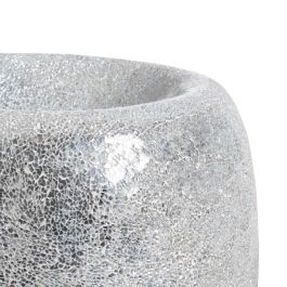 Jarrón Blanco Fibra de Vidrio Decoración 46 X 46 X 91 cm