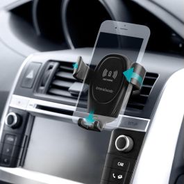 Soporte de Móvil con Cargador Inalámbrico para Coches Wolder InnovaGoods Soporte de Móvil con Cargador Inalámbrico para Coches Wolder InnovaGoods