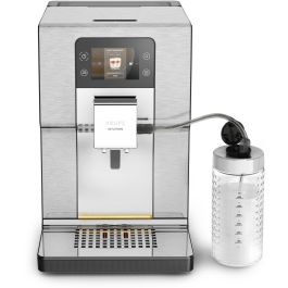 Krups EA 877 D Intuition Experience+ Máquina espresso, 3L, Granos de café, Molinillo, 15 bar, 1550W, Negro, Acero