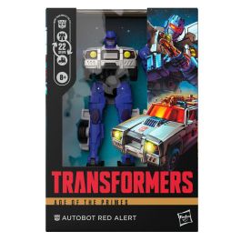 Hasbro Figura Transformers Age of the Primes Autobot Red Alert Voyager Class 17.5 cm con accesorios y articulaciones