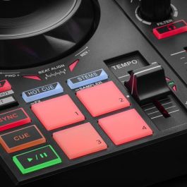 Hercules Consola DJ Control Impulse 200 MK2 Controlador DJ para Principiantes con Serato DJ Lite y DJUCED