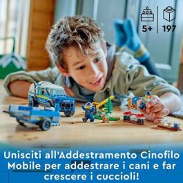 Lego Juego de Construcción City Entrenamiento Móvil Perros Policía 197 piezas, +5 años
