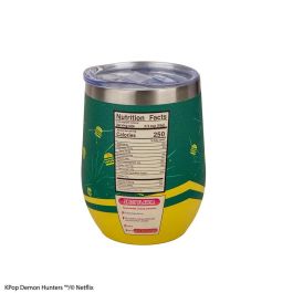 Cinereplicas Taza de Viaje Isotérmica 350 ml KPOP Demon Hunters - Zoey Hamburger, Edición Especial con Licencia Netflix, Diseño Manga, Acero Inoxidable