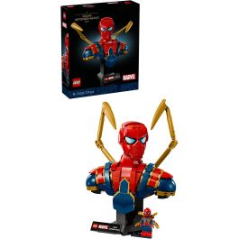 LEGO 76326 Busto de Iron Spider-Man Marvel para Construir y Exponer - Set Coleccionable para Adultos +18 años