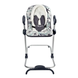 Beaba Hamaca Up & Down I - Nymphea | Hamaca para bebé con sistema patentado de ajuste de altura en 4 posiciones y respaldo reclinable