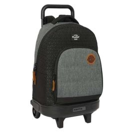 Mochila Escolar con Ruedas BlackFit8 Old school Negro Gris 33 x 45 x 22 cm Precio: 47.88999952. SKU: B152M5KKDT