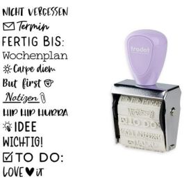 Trodat Stempel 1129 - Sello Trodat Creative Mini/V2 Color Pastel Lila con Almohadilla de 3 Colores Precio: 31.69000043. SKU: B1CDFSB4MF