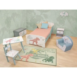 Fun House Cajón de Cama con Cajón Dinosaurios Jurassic Word H.36 x L.33 x D.30 cm AUC3700057135089