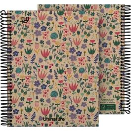 Grafoplás Cuaderno Espiral A5 80H 4x4 90 gr Kraft Y Cartón Reciclado Uninature Holanda Precio: 3.58999982. SKU: B1GDP3X6CZ