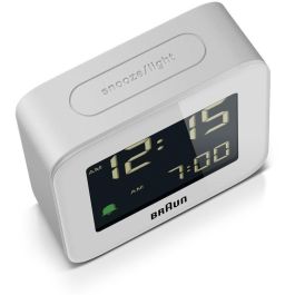 Braun BC08 Reloj Despertador Digital Plaza Blanco LCD Batería 12/24h