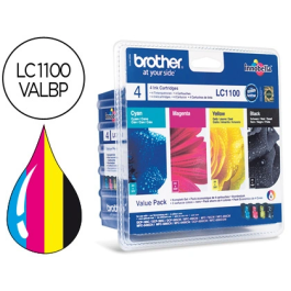 BROTHER Pack cartuchos Negro, Cian, Magenta y Amarillo MFC-6490CW Precio: 50.99000016. SKU: S8401959