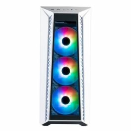 Cooler Master MB520WGNNS01 MasterBox MB520 - Caja Gaming con Frontal de Cristal ARGB Blanco y 3 Ventiladores de 120mm