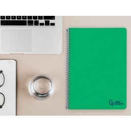 Cuaderno Espiral Liderpapel A4 Wonder Tapa Plastico 80H 90 gr Pauta Ancha 3,5 mm Con Margen Color Verde Oscuro Cuaderno Espiral Liderpapel A4 Wonder Tapa Plastico 80H 90 gr Pauta Ancha 3,5 mm Con Margen Color Verde Oscuro