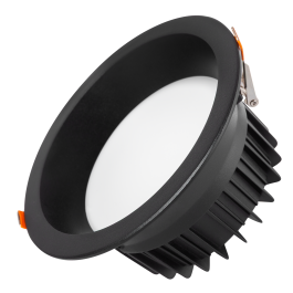 Foco Downlight Circular LED 20W 2000 Lm 4000K Anti-Deslumbrante UGR19 Negro