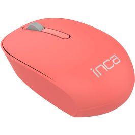 INCA IWM-241RT Ratón Inalámbrico 1200 DPI CANDY DESIGN 3D Rosa, 2.4GHz