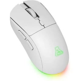 The G-Lab TUNGSTEN EX W COMBO Teclado y Mouse Gaming Inalámbricos Blanco, Paquete Combo, 32 Macros Configurables