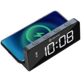 Denver ECQ-103 Radio Despertador con Carga Inalámbrica