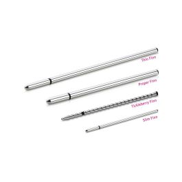 Estimulador Uretral de Aluminio Mystim Plata (15 cm)