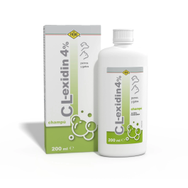 Cl-Exidin Champú 4% para Perros y Gatos 200 mL Precio: 20.89000023. SKU: B165R6SXMA