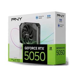 PNY GeForce RTX 5050 8GB GDDR6 Tarjeta Gráfica con 1 Ventilador