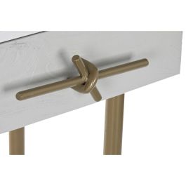 Recibidor DKD Home Decor Blanco Dorado 90 x 45 x 74 cm Recibidor DKD Home Decor Blanco Dorado 90 x 45 x 74 cm