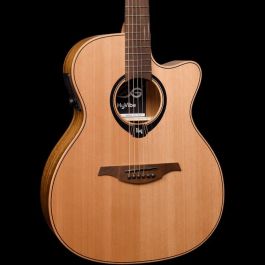 LAG Guitarra Acústica Hyvibe H2 Auditorium Electroacústica Cutaway Tapa Maciza Cedro Precio: 1125.76464. SKU: B13FVBZRHG