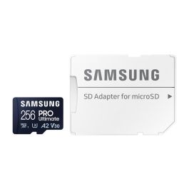Samsung MB-MY256SA/WW Tarjeta de Memoria microSDXC Pro Ultimate 256GB 200/130MB/s U3 V30 A2 con Adaptador SD 4K UHD