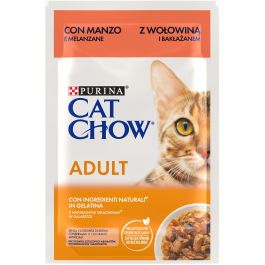 Cat Chow Alimento Húmedo Completo para Gatos Adultos con Buey y Berenjena en Gelatina 26x85gr Precio: 38.5143. SKU: B1ADH5T52K
