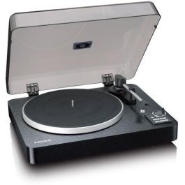 Lenco LBTA-165 Tocadiscos Automático de Tracción por Correa Negro Madera con Bluetooth y Preamplificador Phono Integrado