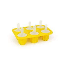 Quttin Molde para 6 Helados de Silicona | Ancho 12 cm x Alto 8.5 cm x Largo 18 cm