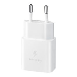 Samsung Cargador EP-T1510XWEGEU USB-C 15W + Cable USB-C Blanco