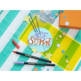 Edding Rotulador 1200 Glitter Colores Surtidos Pack 5 Unidades