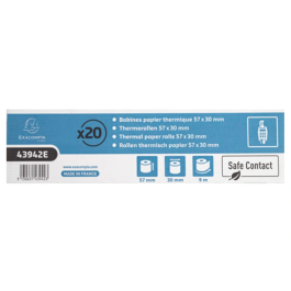Exacompta Rollo Sumadora Térmico Safe Contact 57 mm x 30 mm 52 g/m2