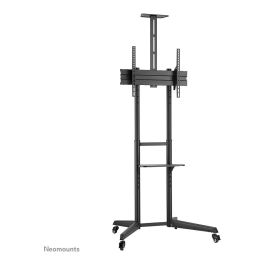 Neomounts FL50-550BL1 Soporte Móvil para Pantalla, Carro con Ruedas para TV/Monitor 37-70", Soporta 50 kg, VESA 100x100-600x400, Incluye Estante, Altura Ajustable - Negro