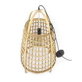 DKD Home Decor Lámpara de Techo Balines Ratán Natural 42 x 63 x 42 cm Precio: 34.50000037. SKU: S3014571