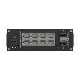 Teltonika Networks TSW202 Switch Gestionado 8 x Puertos PoE+ con 2 x Puertos SFP para Comunicación Fibra Óptica