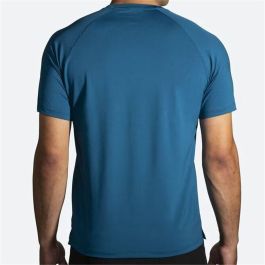 Camiseta de Manga Corta Hombre Brooks Atmosphere 2.0 Cian
