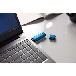Kingston IronKey Vault Privacy 50 retail - USB 3.2 Gen 1 256GB, cifrado FIPS 197, 230 MB/s, Negro/Azul