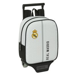 Mochila Escolar con Ruedas Real Madrid C.F. Blanco Gris 22 x 27 x 10 cm Precio: 26.49999946. SKU: B1KCBWHKRC