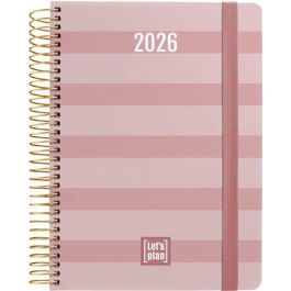 Agenda Anual (2026) Grafoplas Design Espiral Tapa Extra Con Goma A5 210X150 D/P Stripes Precio: 13.98999943. SKU: B19ENCQHET