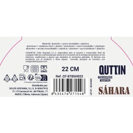 Sartén de aluminio forjado 22 cm M/Soft Full Saha - Quttin (6 Unidades) Sartén de aluminio forjado 22 cm M/Soft Full Saha - Quttin (6 Unidades)