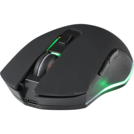 The g-lab Ratón Gaming Kult-Helium-WL Inalámbrico Negro